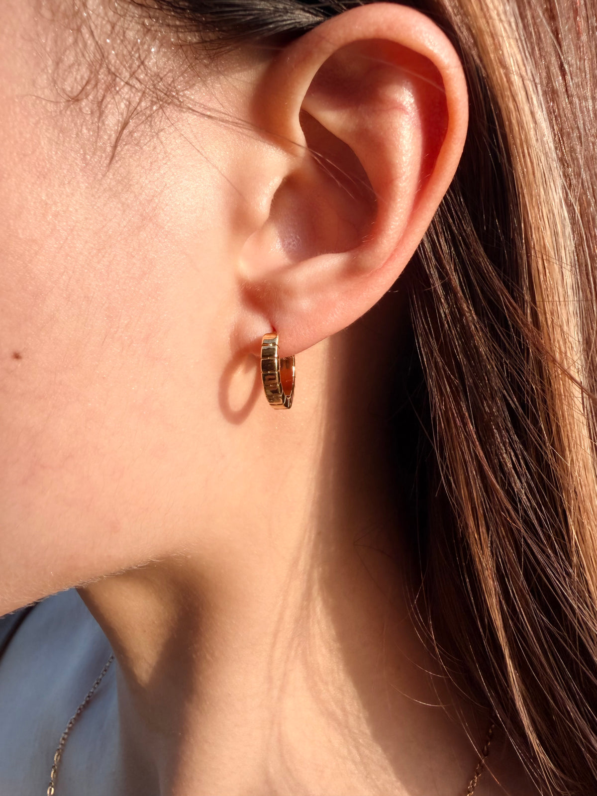 316L Geometric block earrings