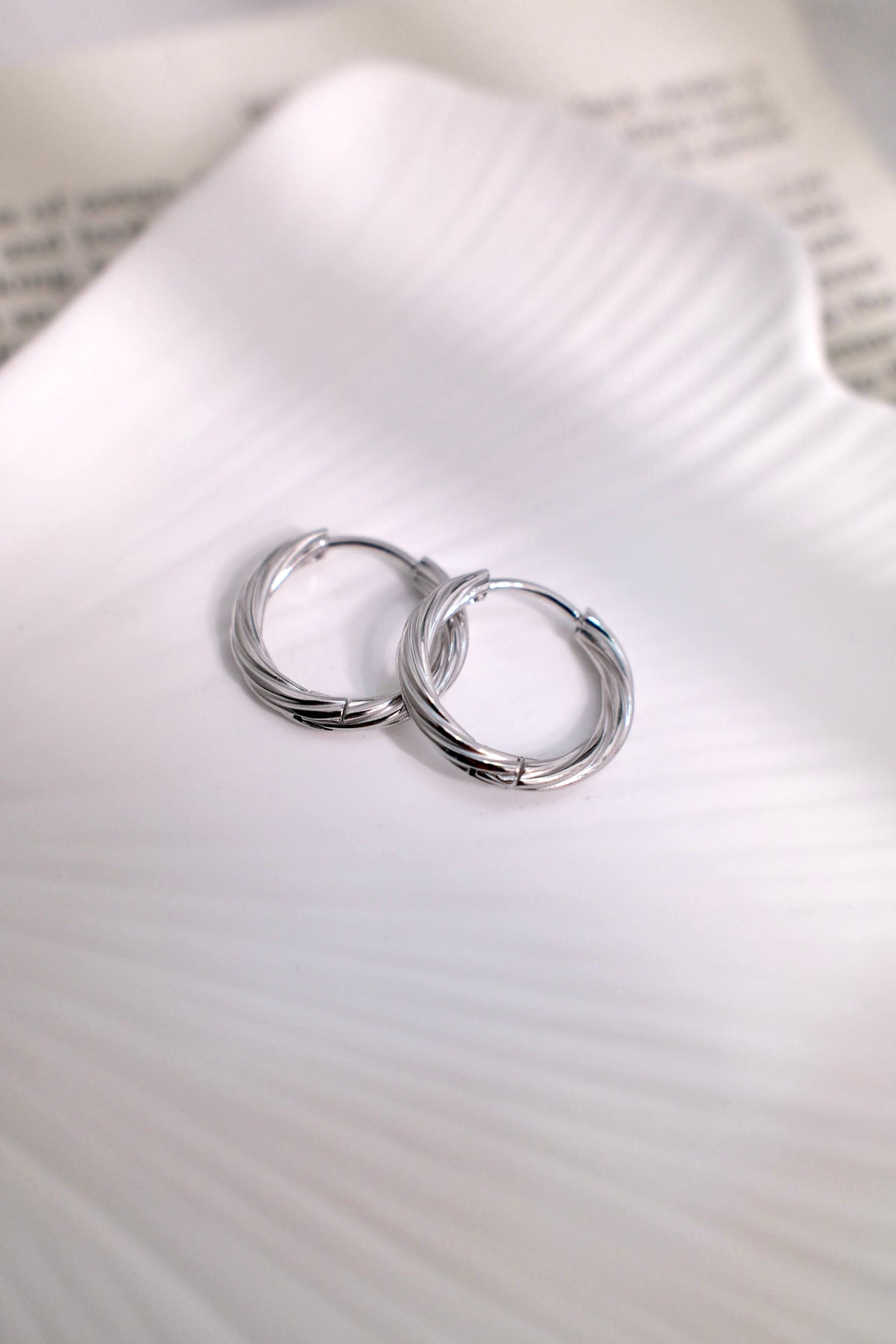 316L Classic circle earrings