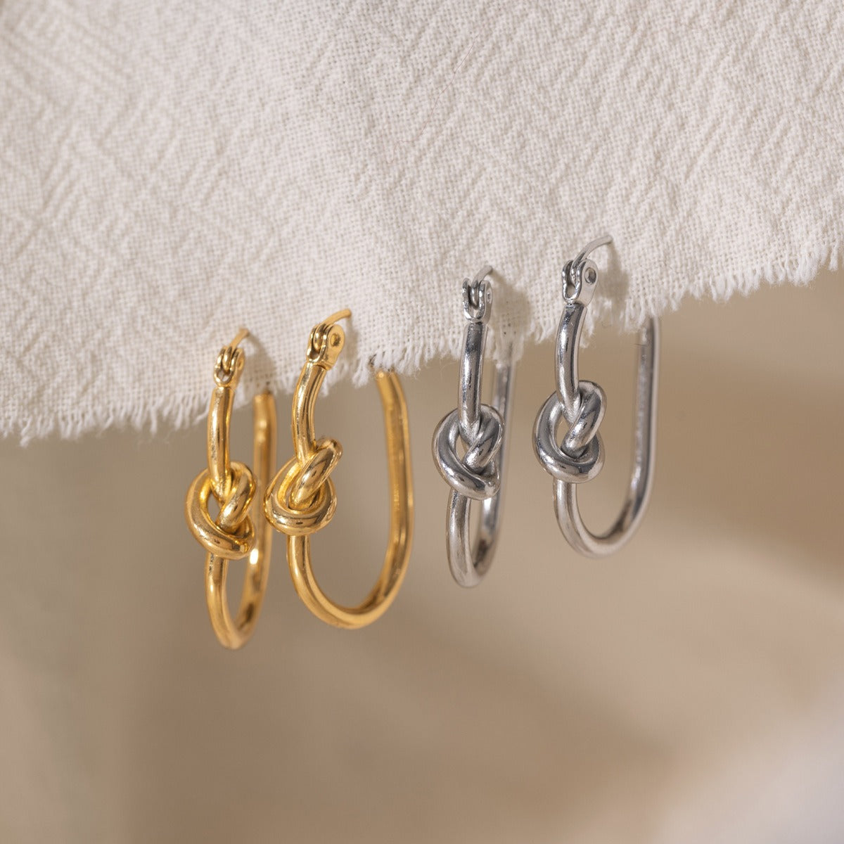 316L Twisted Knot Earrings