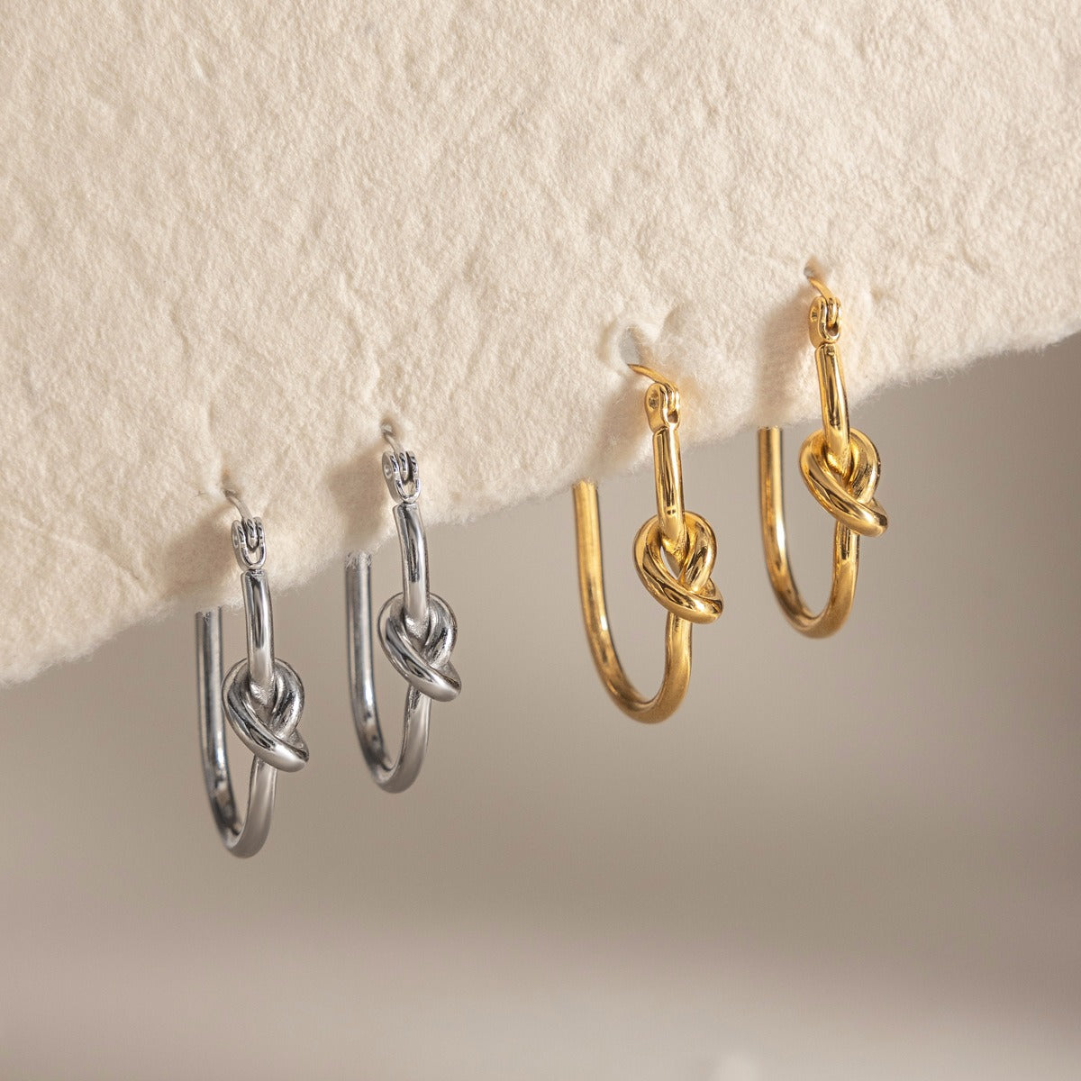 316L Twisted Knot Earrings