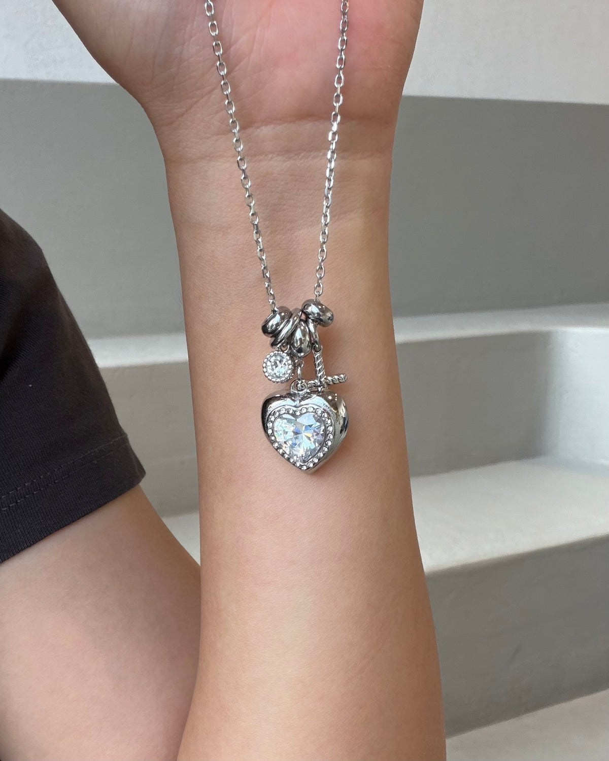 316L Celestial Heart necklace