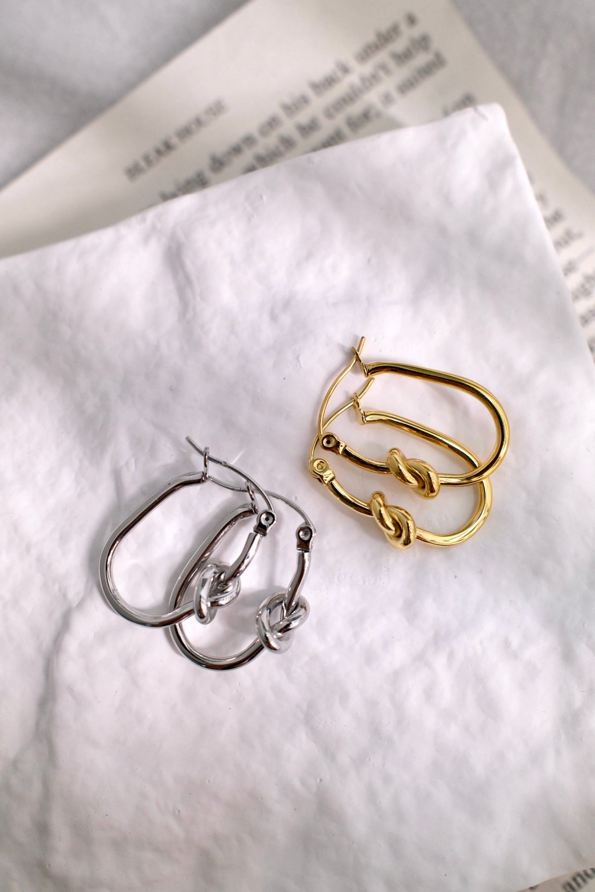 316L Twisted Knot Earrings