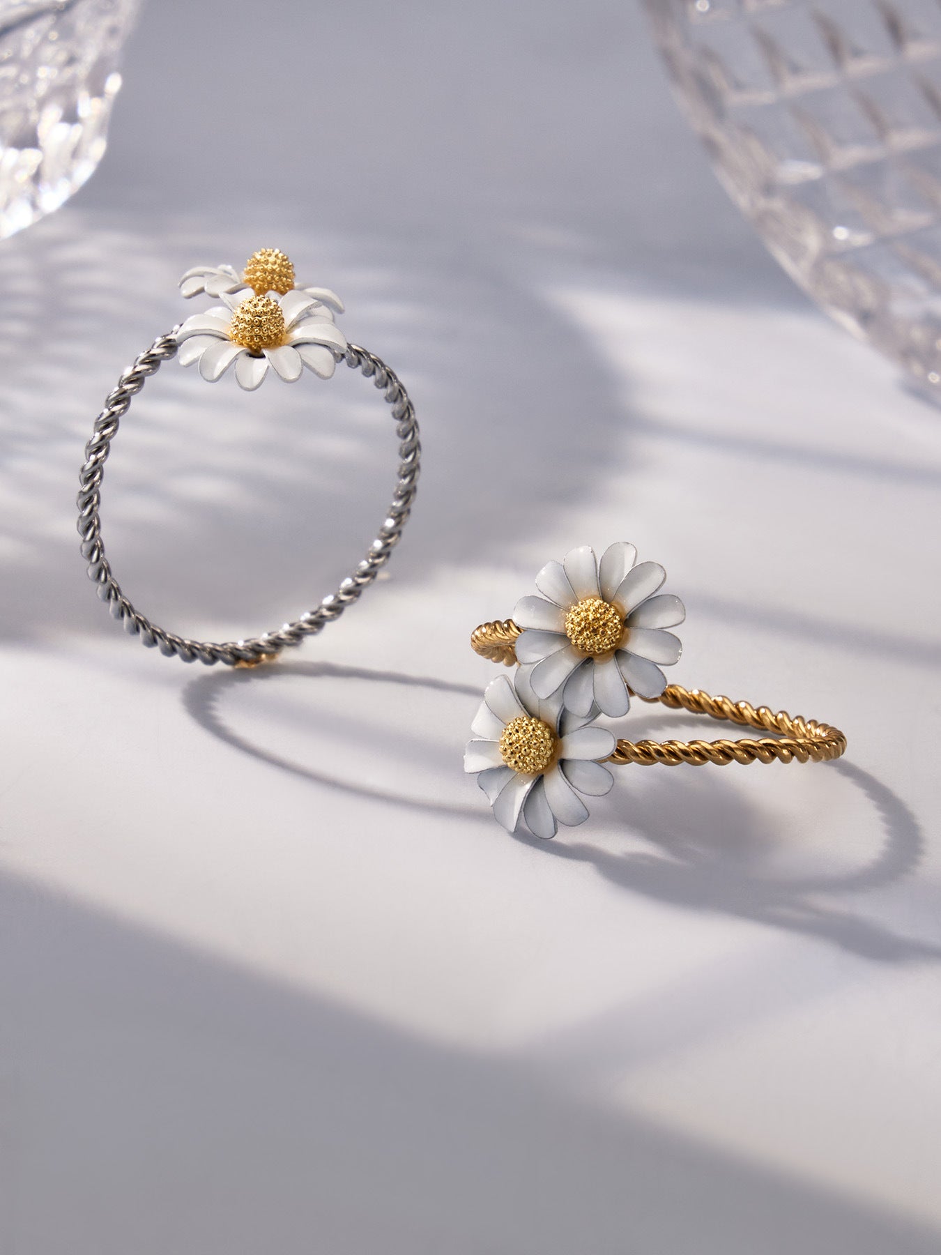 Double Daisy ring