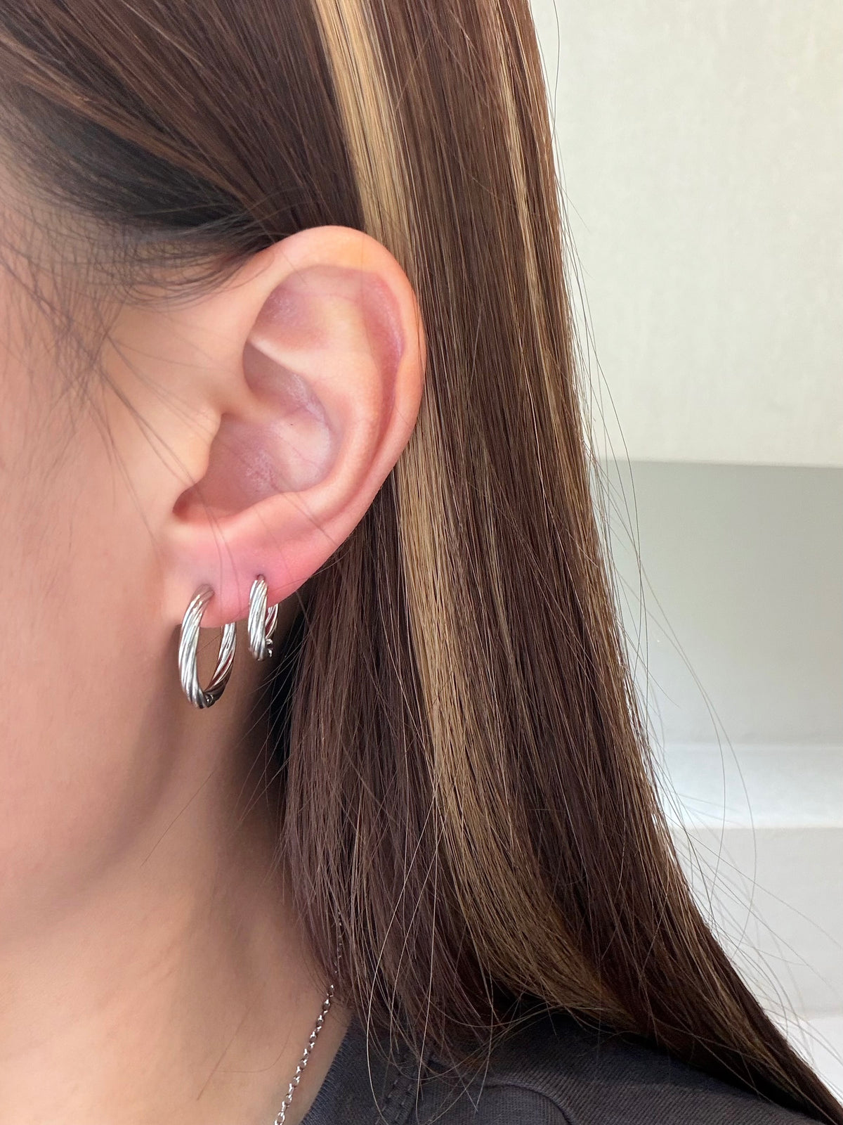 316L Classic circle earrings
